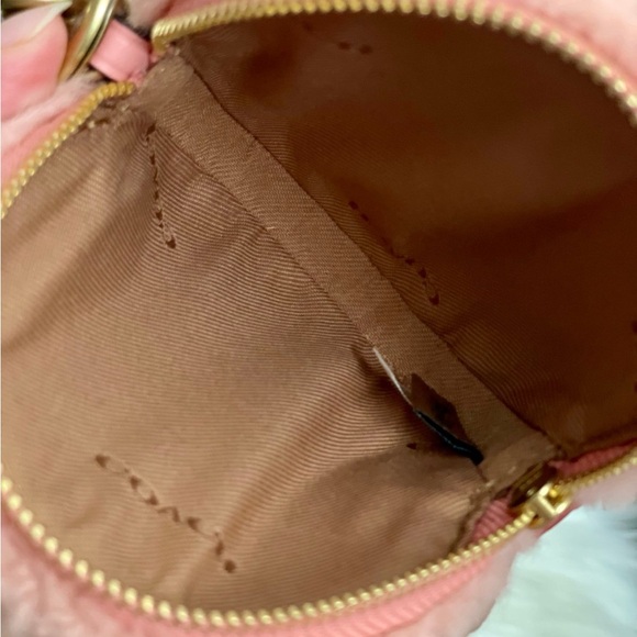 NWT Coach Coin Case In Shearling CO226 - Picture 9 of 9